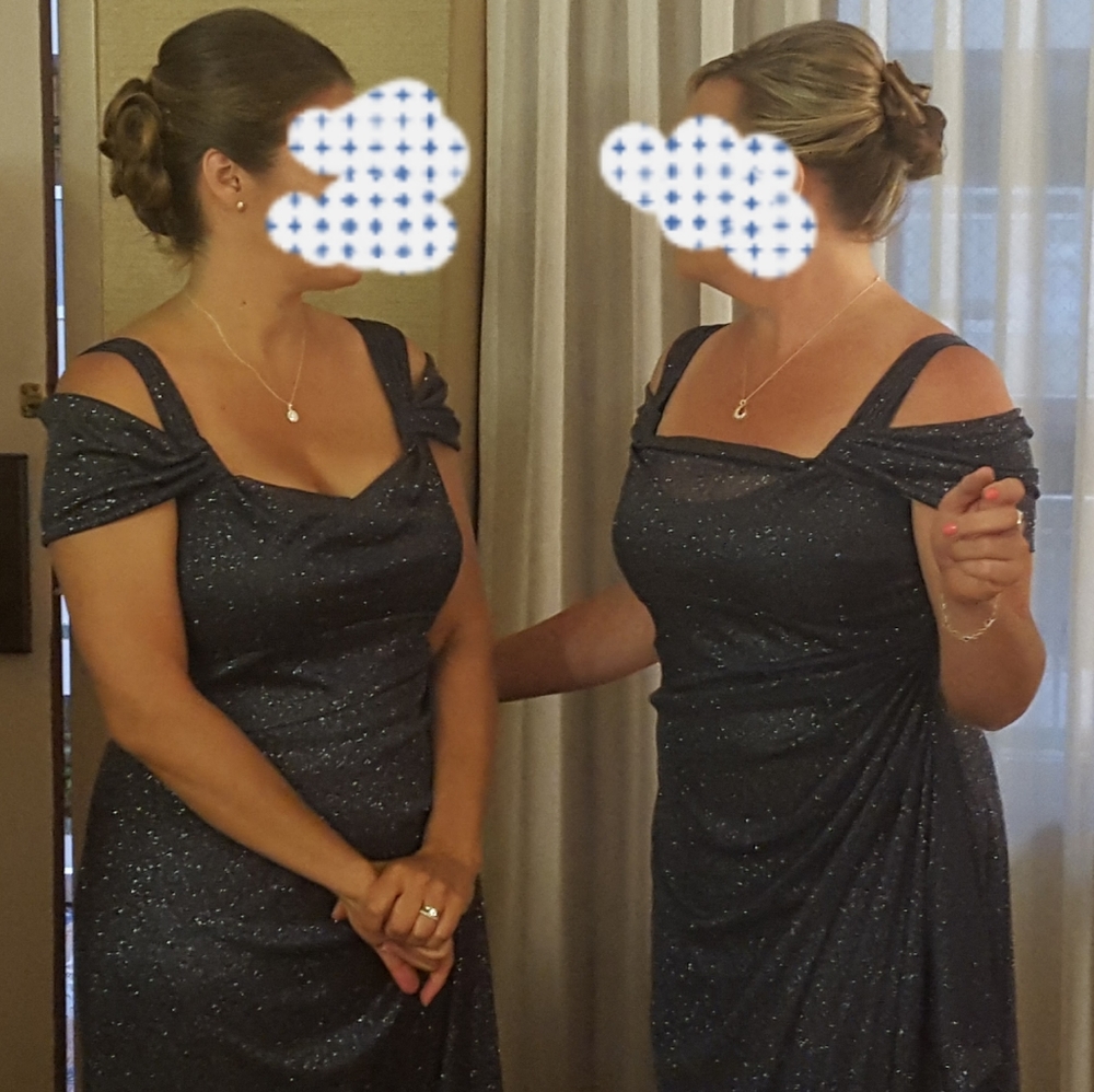 Grey Sparkle Formal Gown